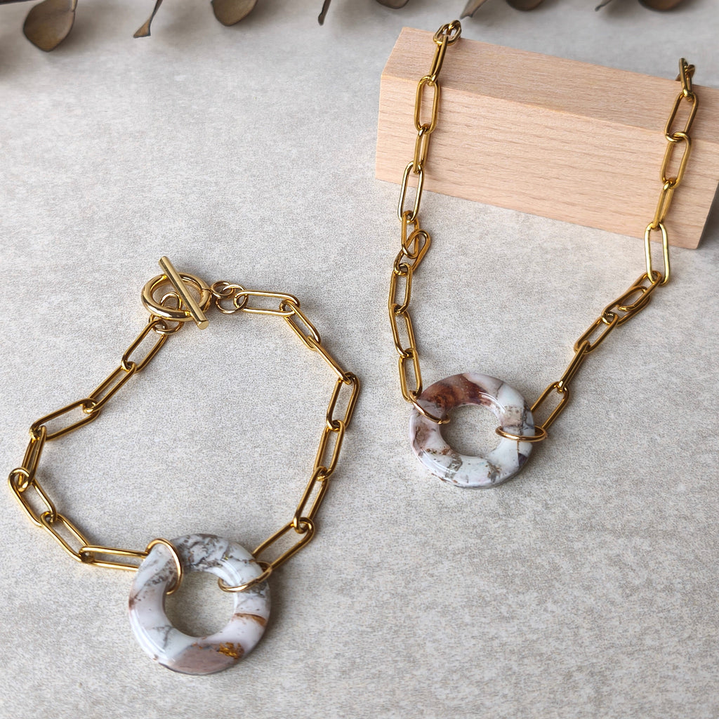 Pulsera Lidia Mármol