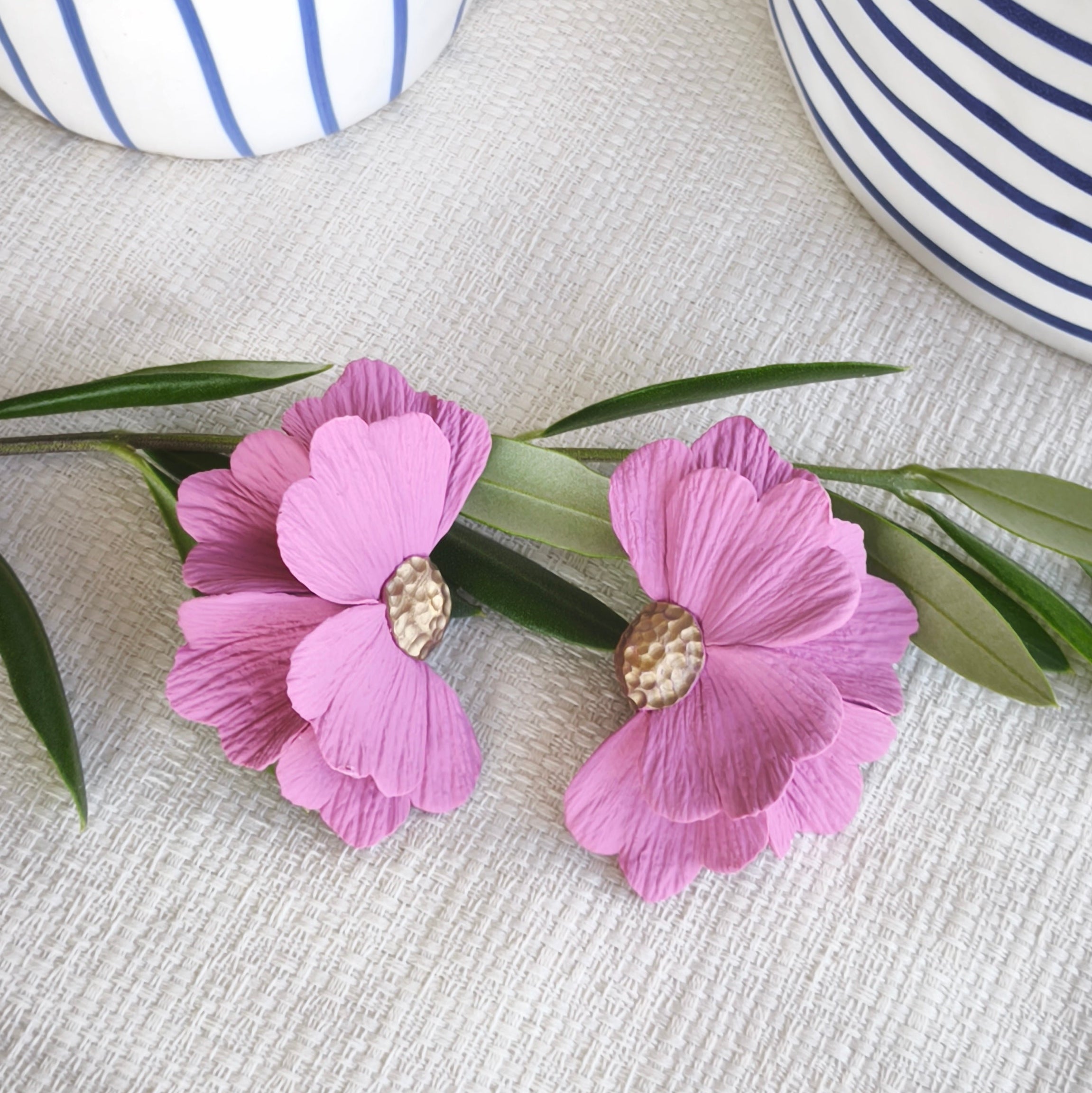 Pendientes Media Flor