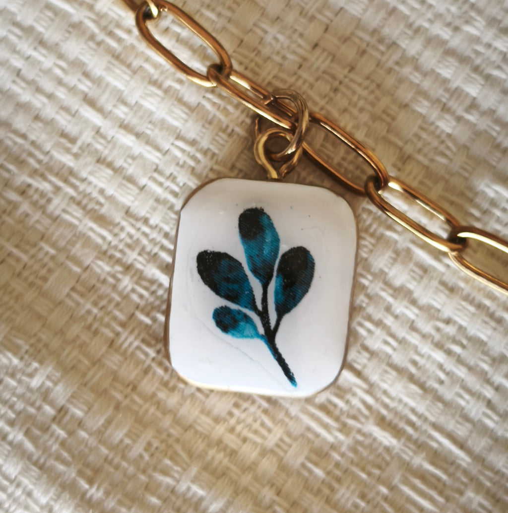 Collar Colgantes de Flores