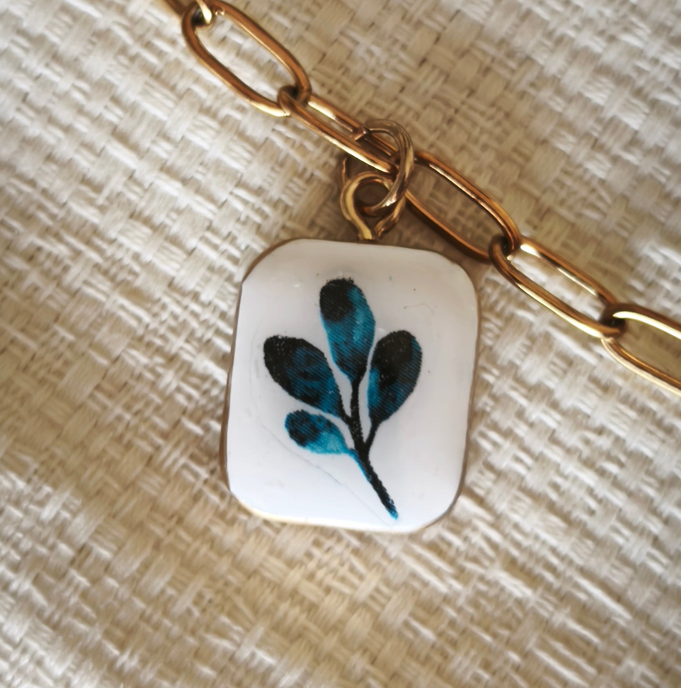 Collar Colgantes de Flores