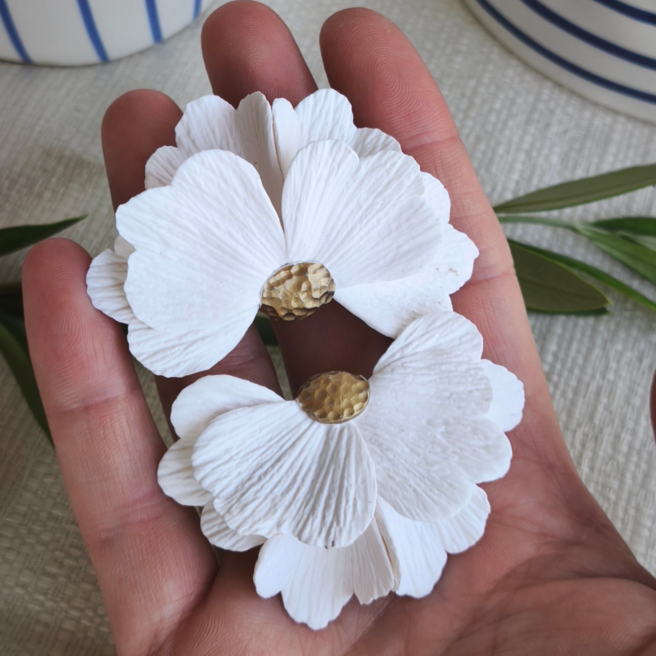 Pendientes Media Flor