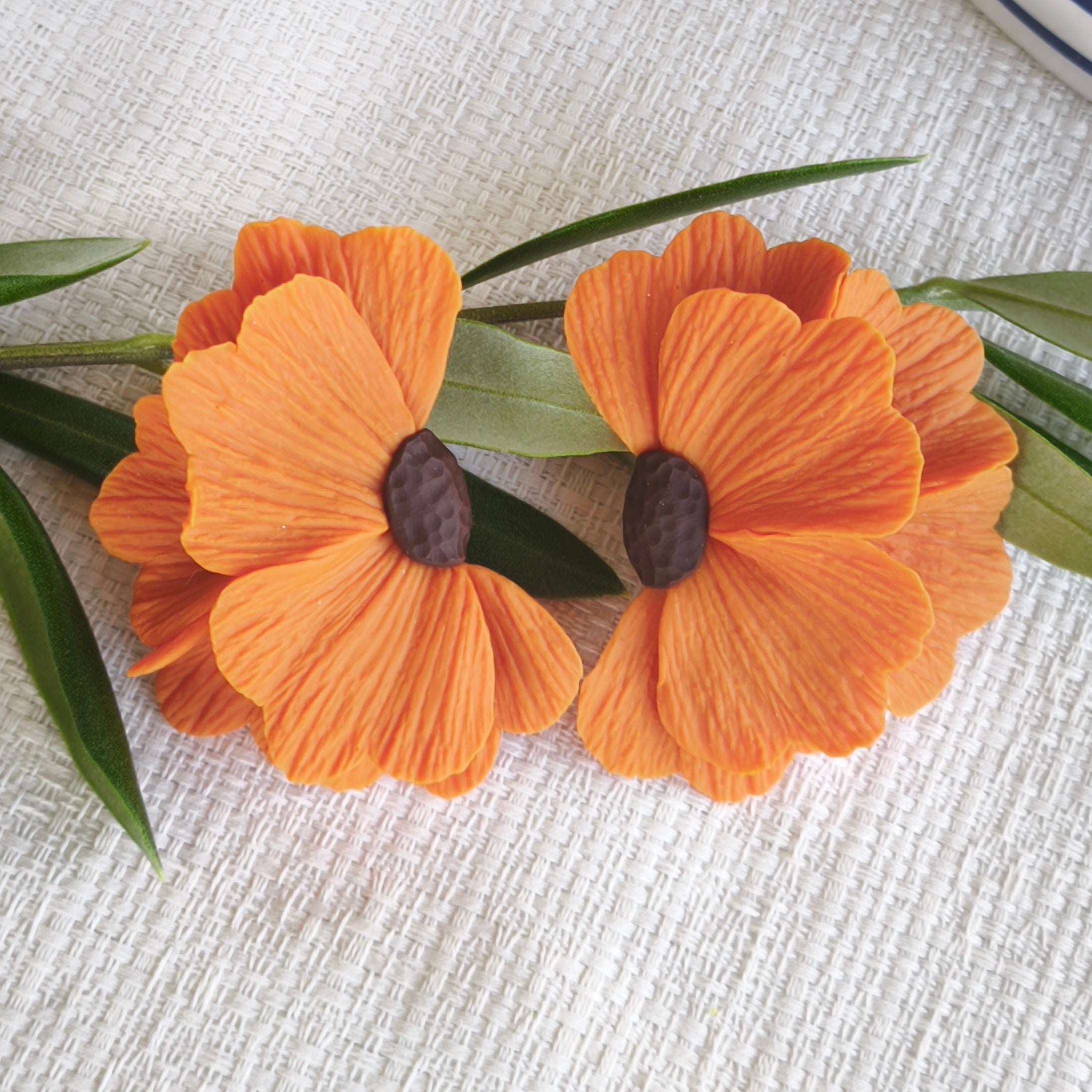 Pendientes Media Flor