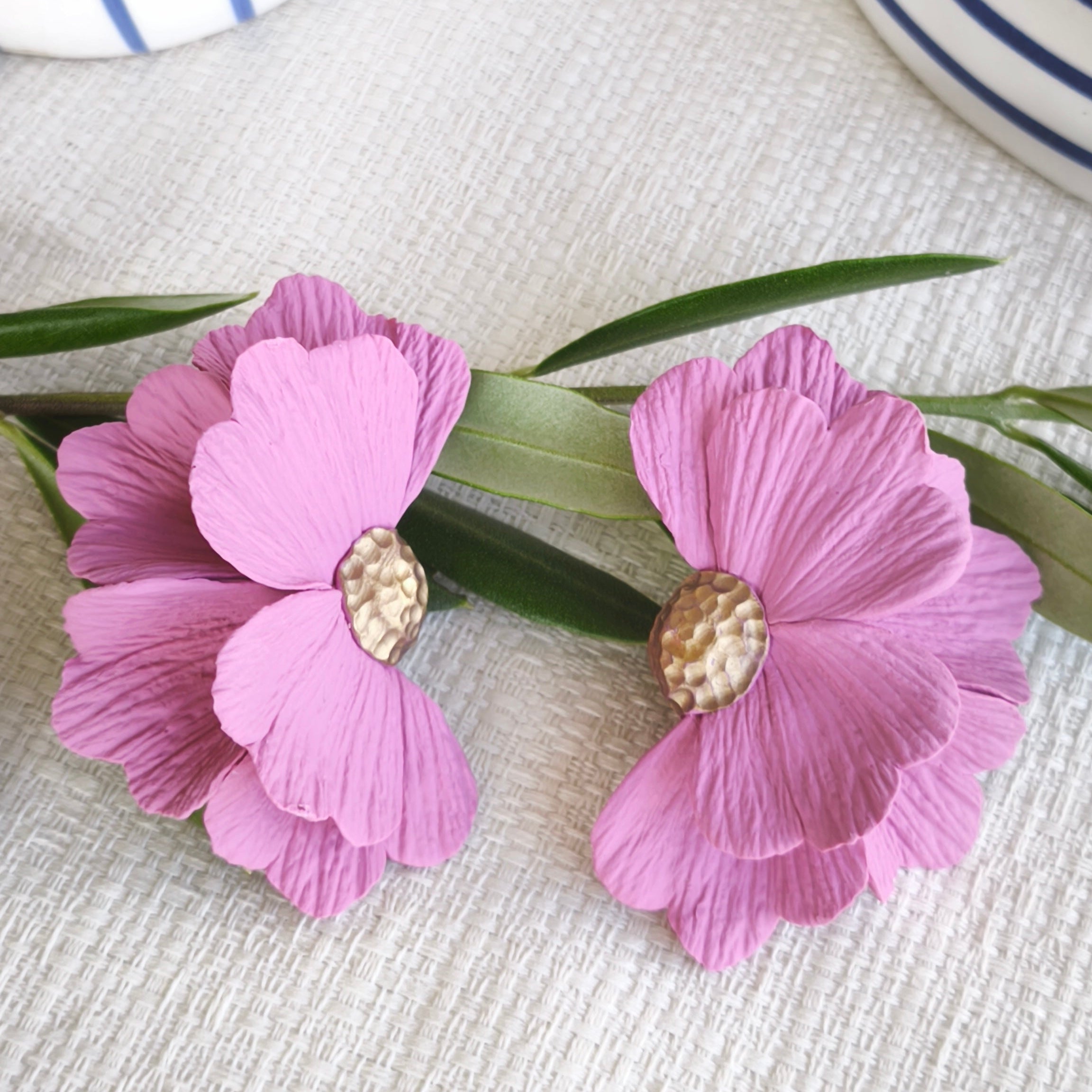 Pendientes Media Flor